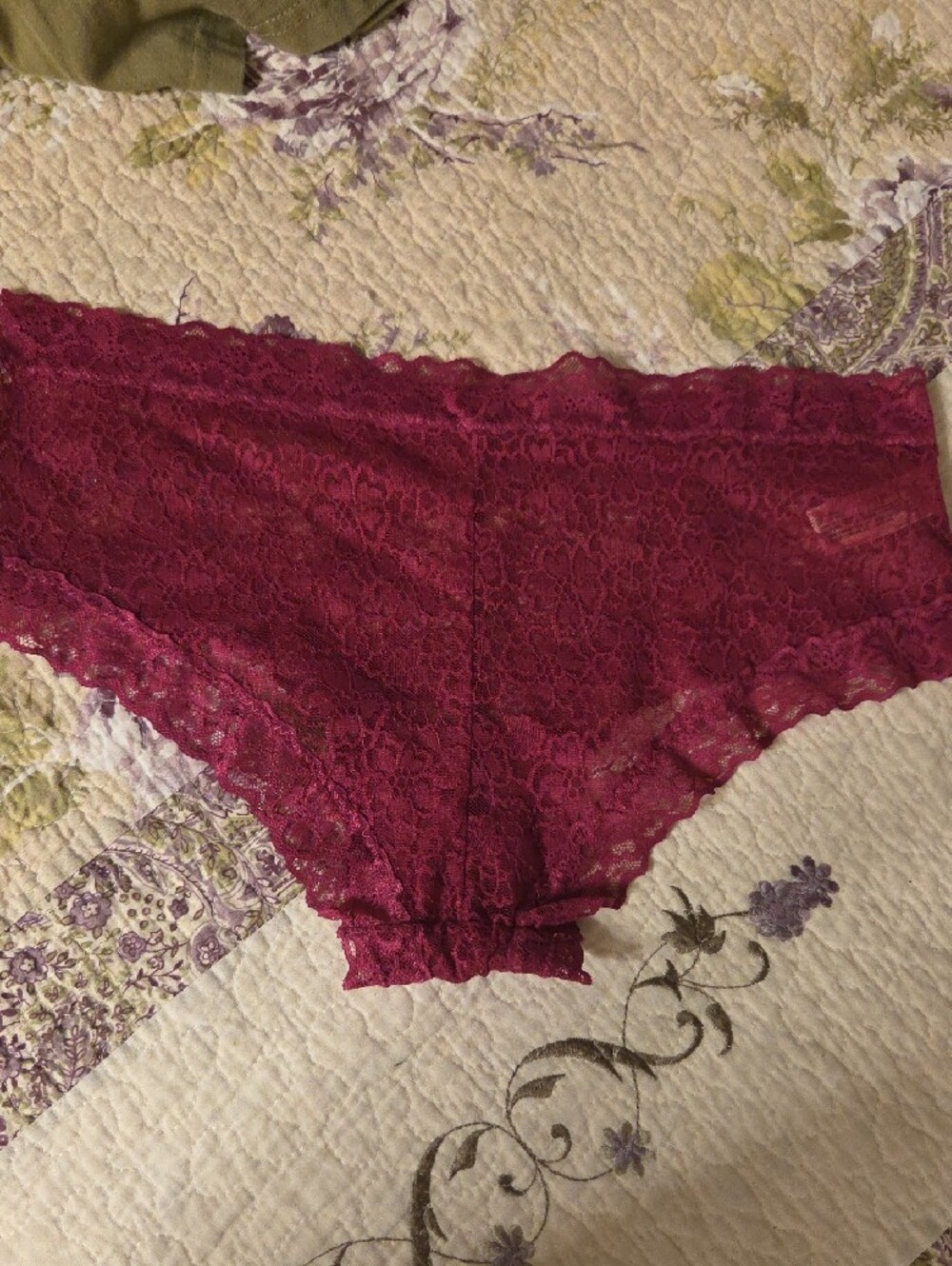 Juicy Couture Lace Bikini Panty - Deep Berry - Picture 2 of 3